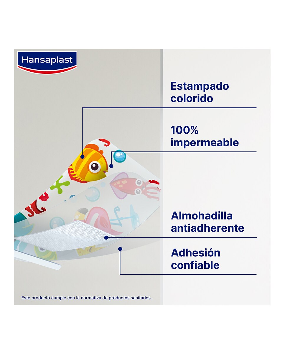 Imagen 0 de Apósitos Infantiles Aqua Protect 20 Unid. Hansaplast