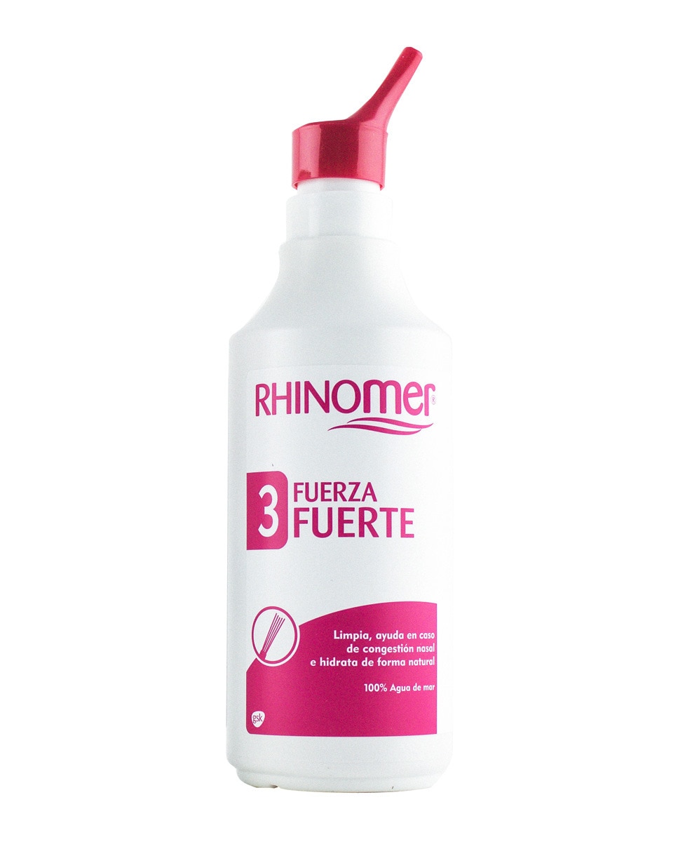 Spray nasal de agua de mar isotónica Fuerza Intensa F3 135 ml Rhinomer - 135 ml 1