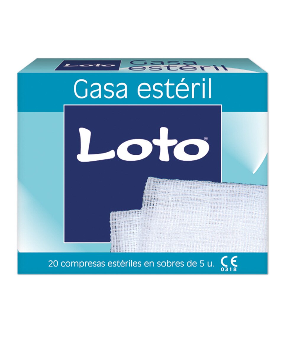 Imagen 0 de Gasa estéril 20 unidades Loto