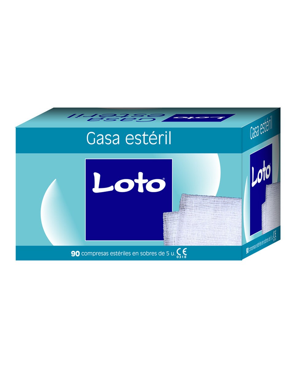Imagen 0 de Gasa estéril 90 unidades Loto