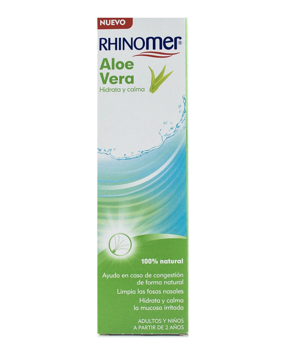 Spray Nasal agua de mar isotónica con Aloe Vera Rhinomer 2