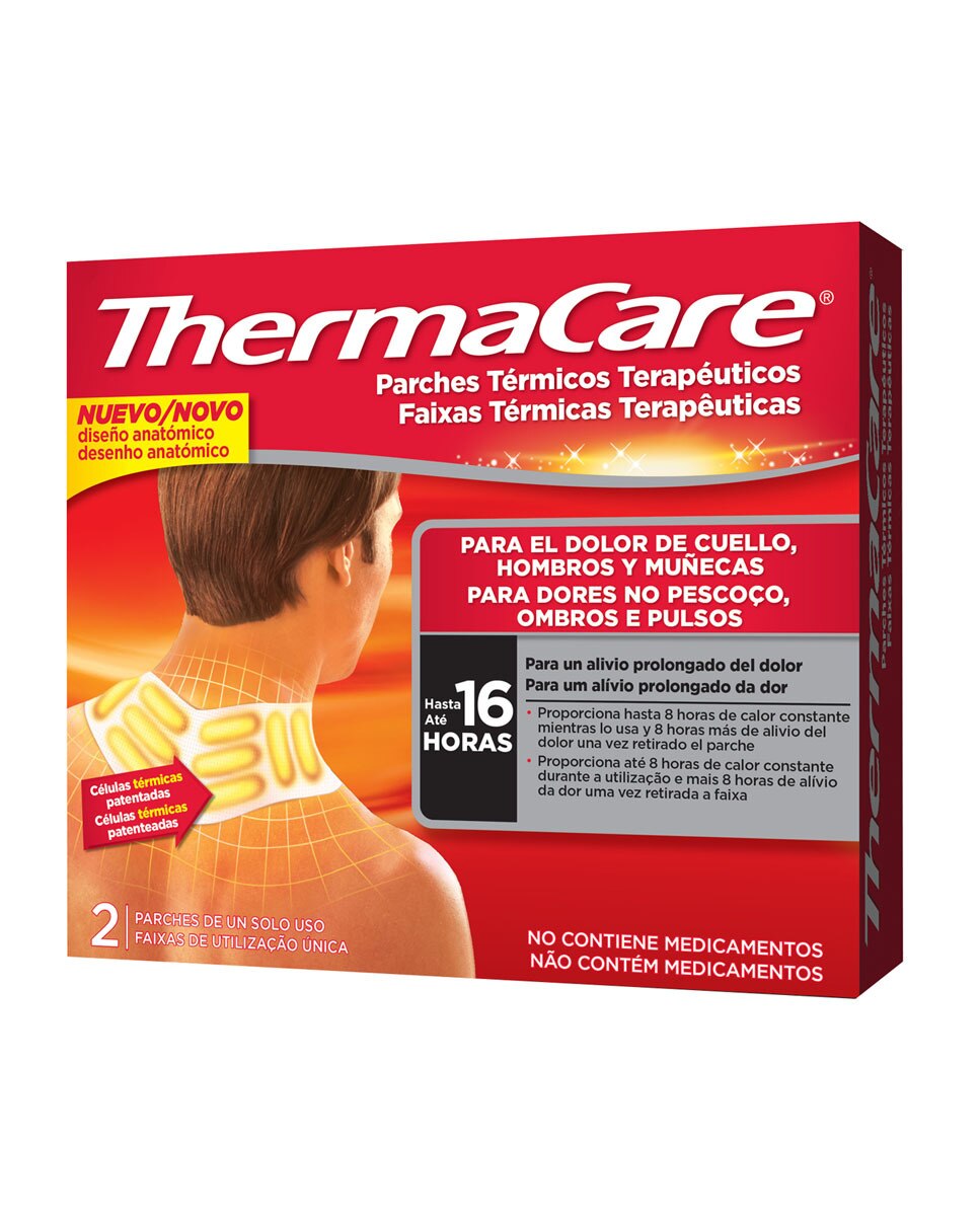 Imagen 0 de 2 Parches Térmicos Cuello, Hombros y Muñecas Thermacare