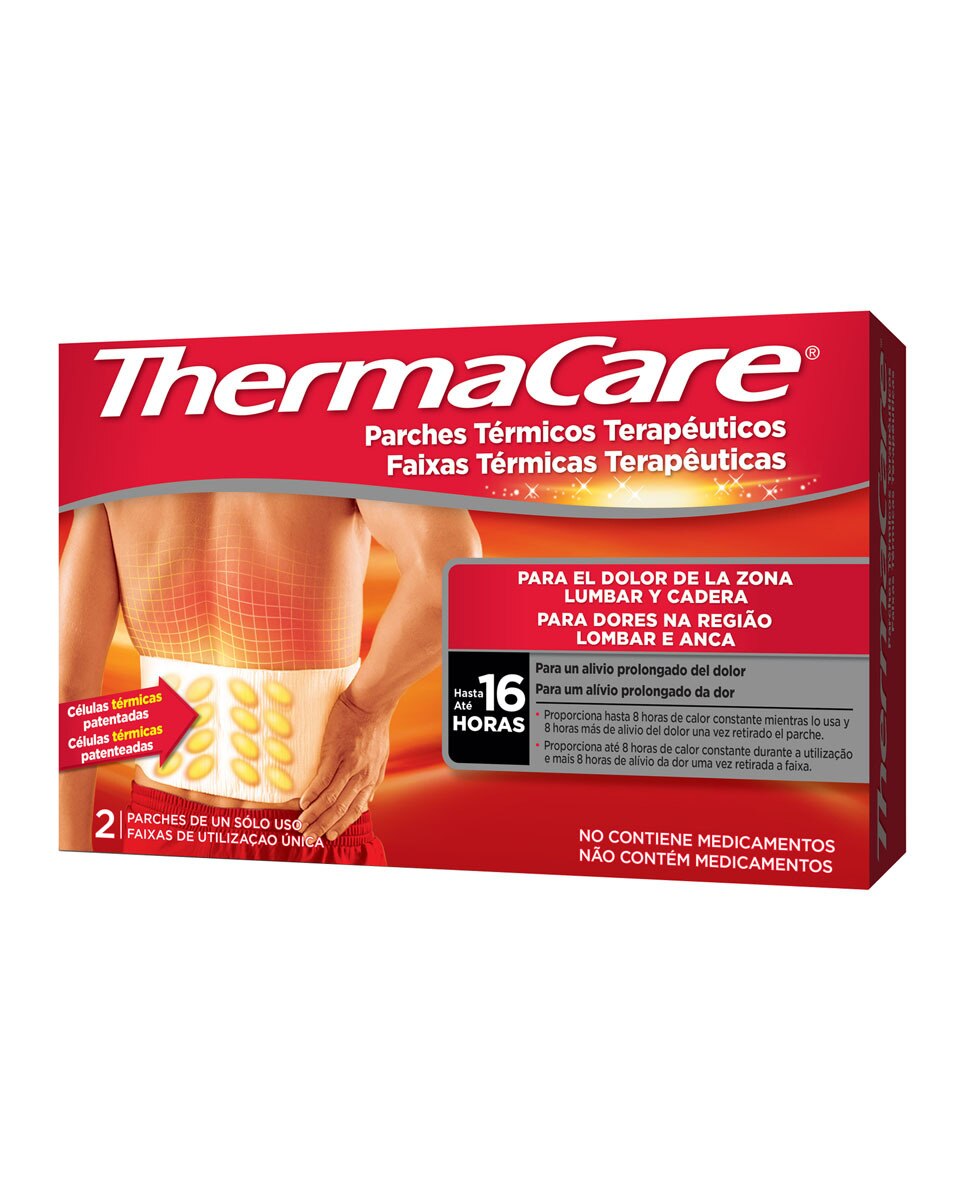 Imagen 0 de 2 Parches Térmicos Zona Lumbar y Cadera Thermacare