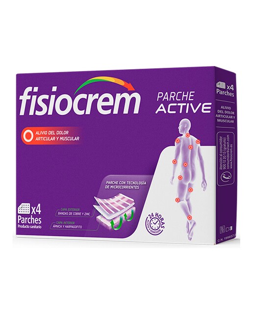 Imagen 0 de 4 Parches Alivio del Dolor Active Fisiocrem
