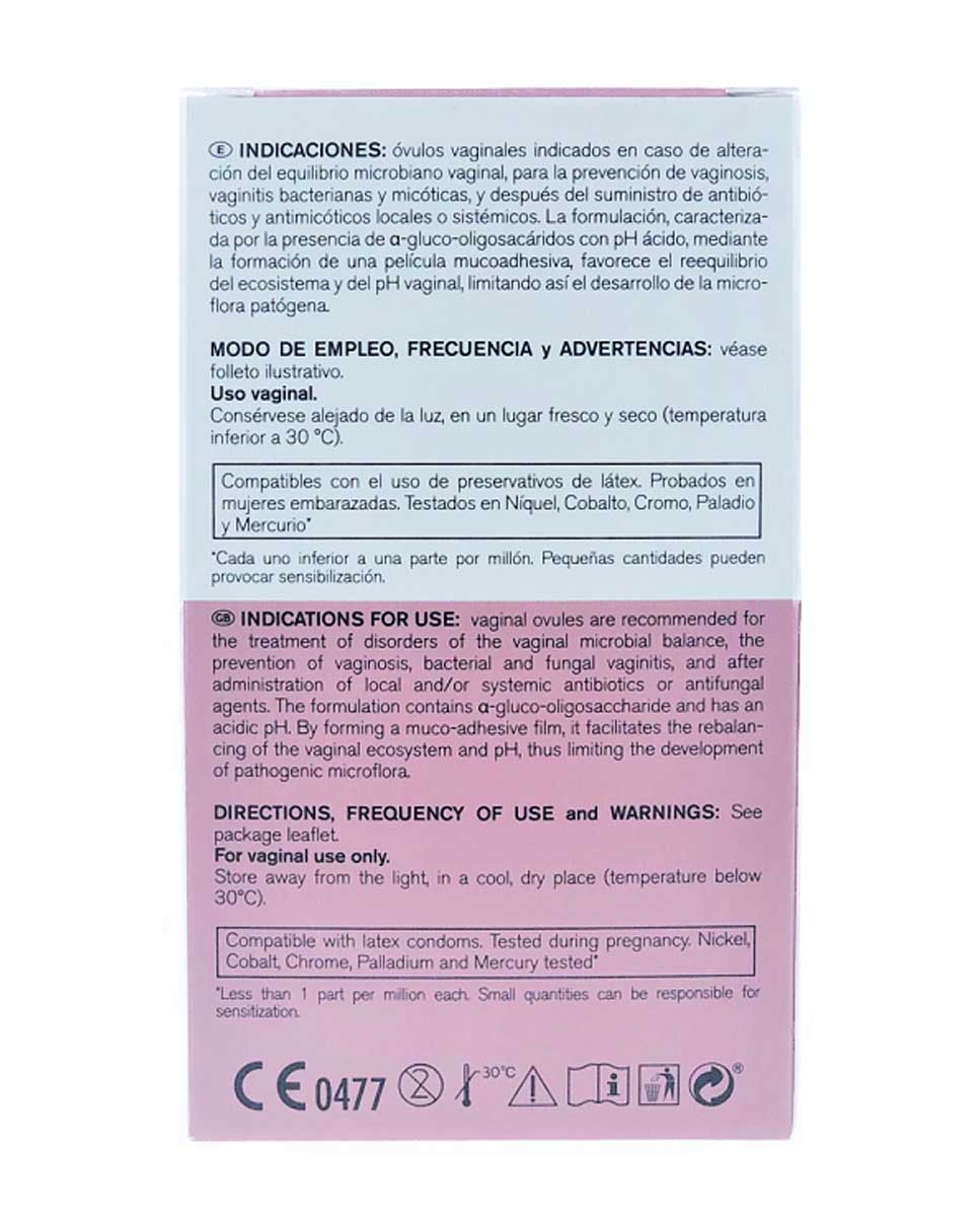 10 Óvulos Vaginales Prebiotic Prevención de vaginosis y vaginitis Cumlaude Lab - 200 ml 2