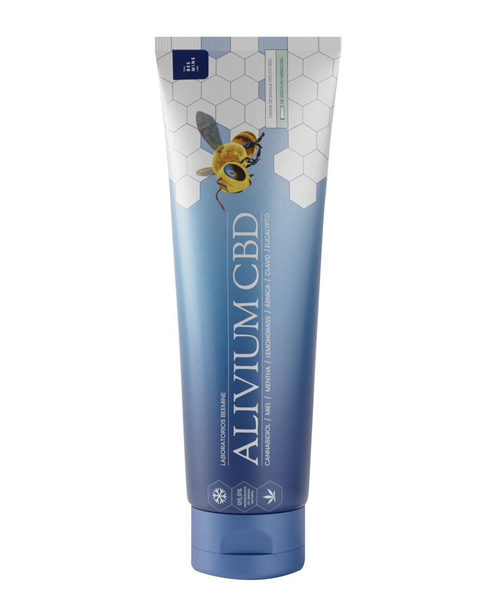 Imagen 0 de Crema de Masaje efecto frío Alivium CBD 75 ml The Beemine Lab