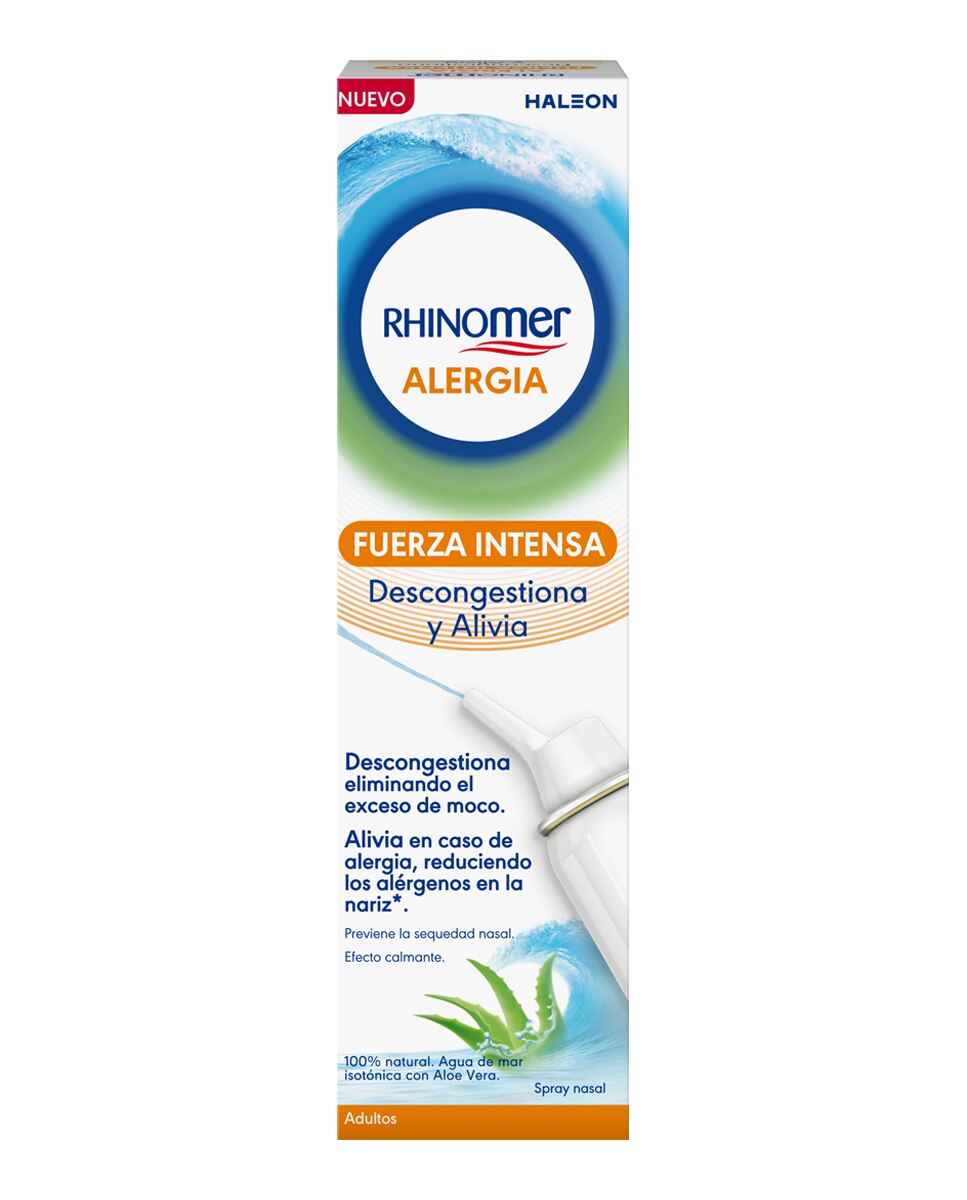 Imagen 0 de Spray nasal alergia Fuerza Intensa para adultos 100 ml Rhinomer