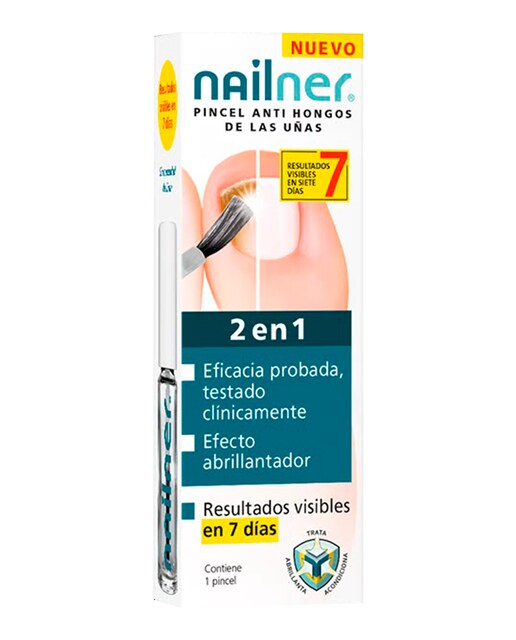 Imagen 0 de Tratamiento Antihongos Pincel 2 En 1  5 Ml Nailner