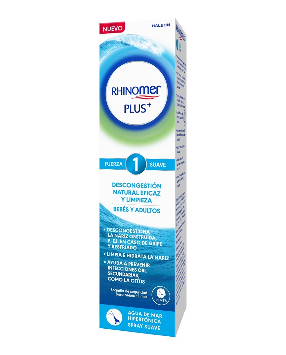 Imagen 0 de Spray Congestión Nasal Fuerza Suave 125 ml Rhinomer Plus 1