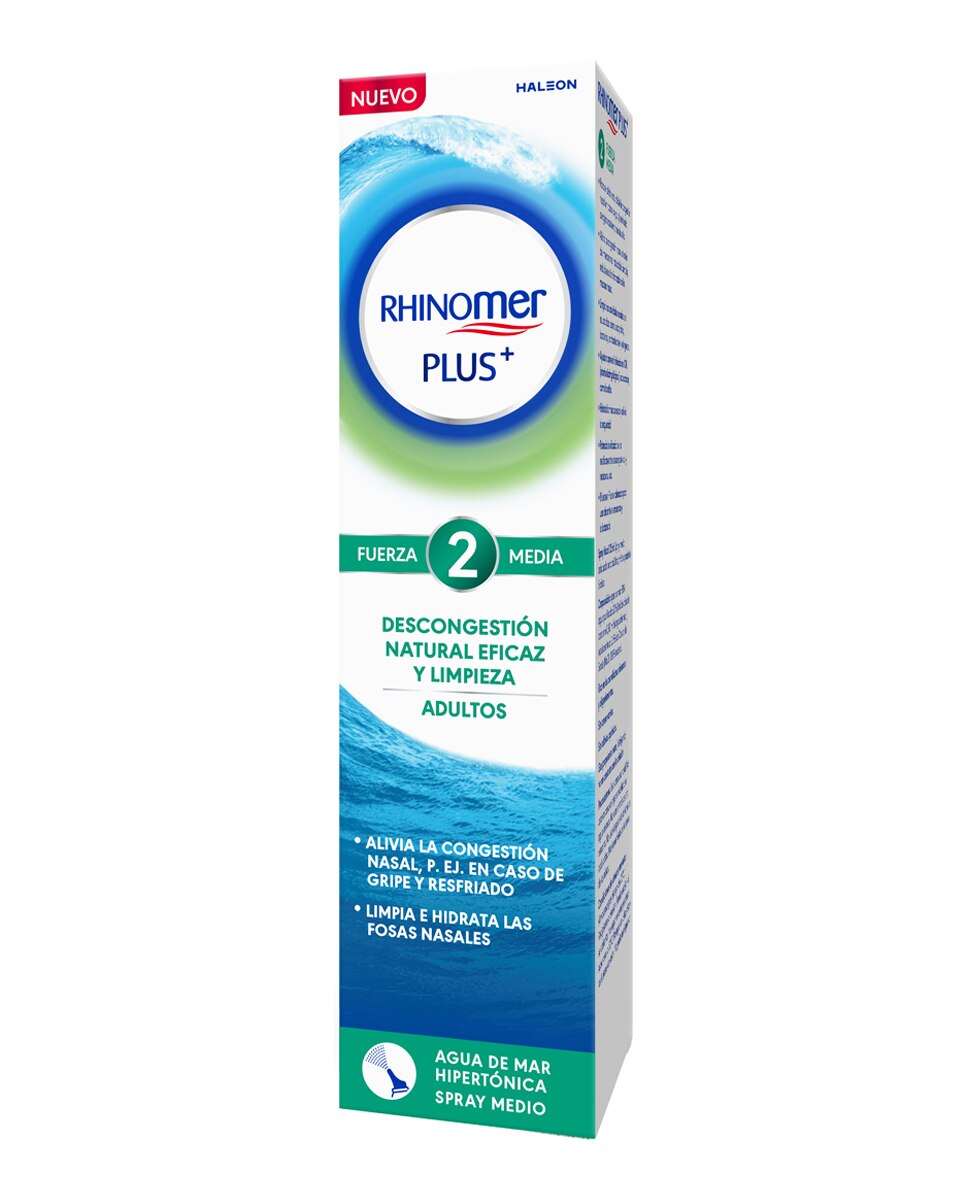 Imagen 0 de Spray Congestión Nasal Fuerza Media 125 ml Rhinomer Plus 2