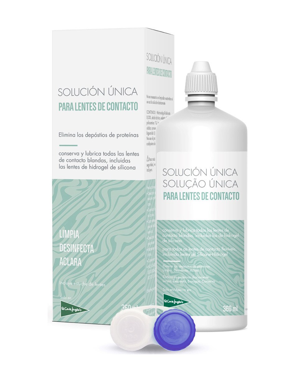 Imagen 2 de Líquido de lentillas Solución única - 360 ml