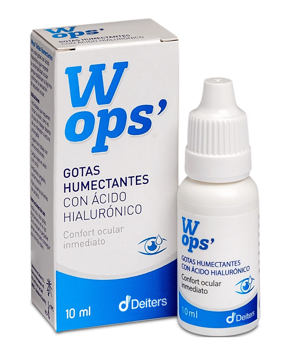 Gotas Humectantes con ácido hialurónico 10 ml Wops - 10 ml 2