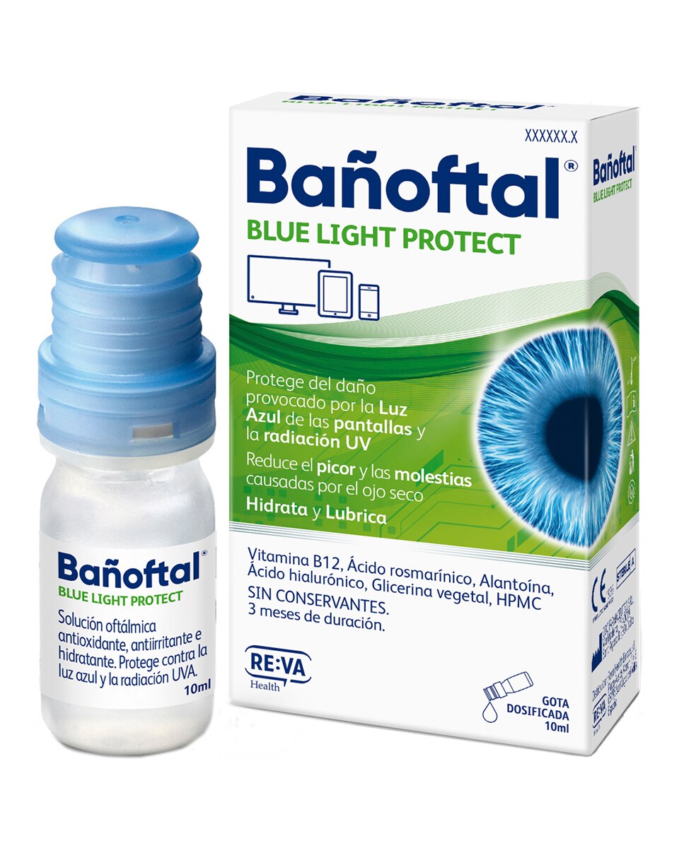 Gotas oftálmicas Blue Light Protect 10 ml Bañoftal 2