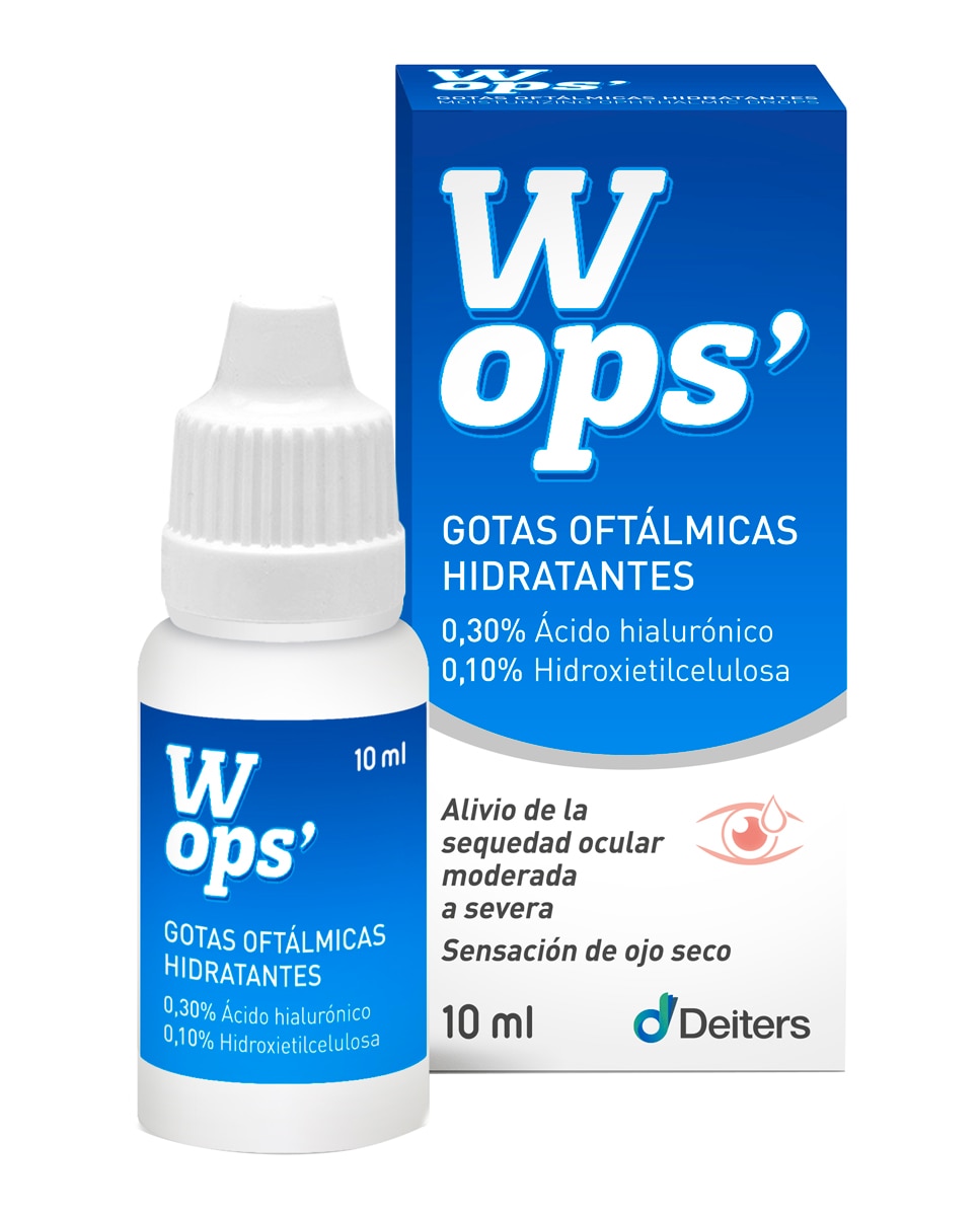 Imagen 2 de Gotas humectantes 0,3% 10 ml Wops - 10 ml