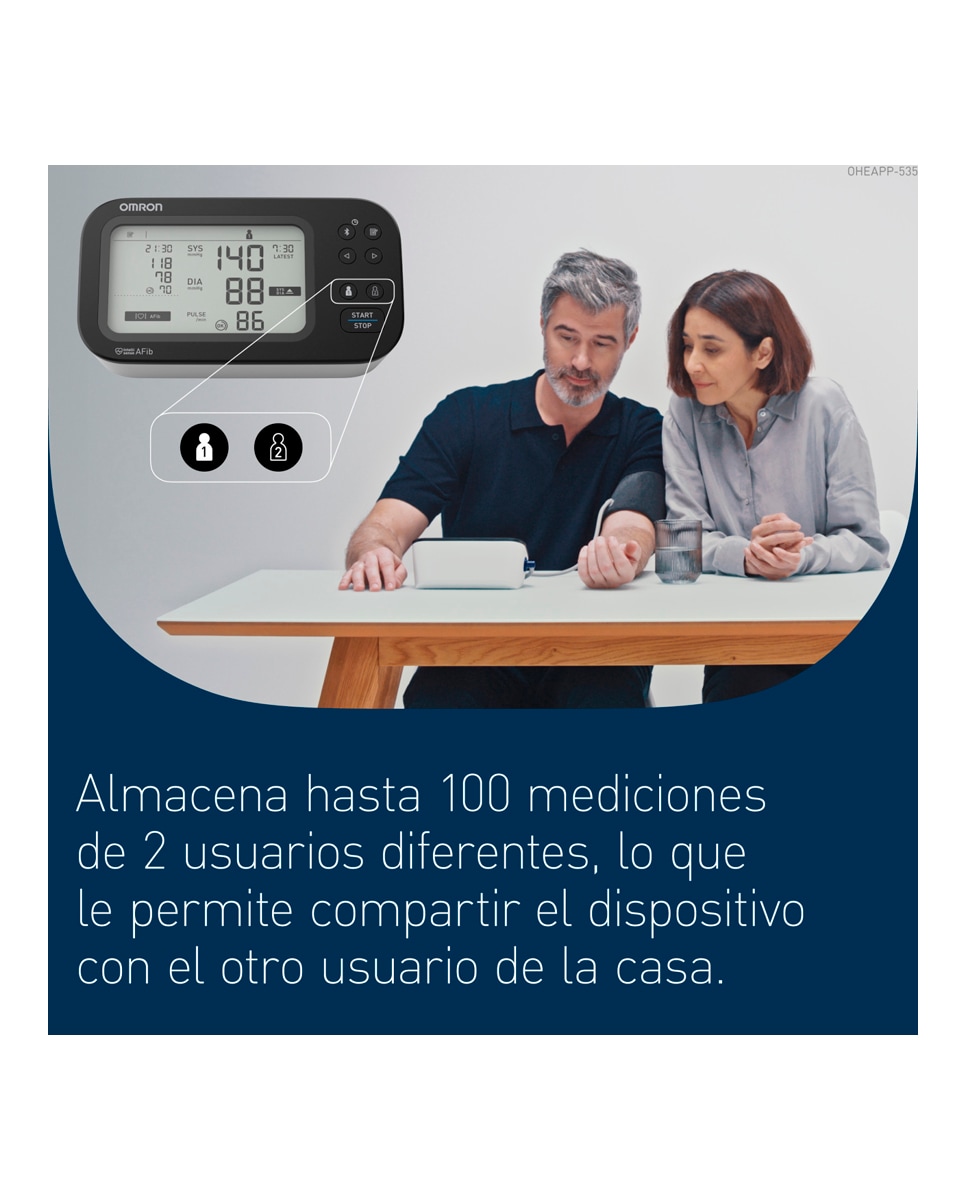 Tensiómetro M7 Intelli It Afib Omron 3