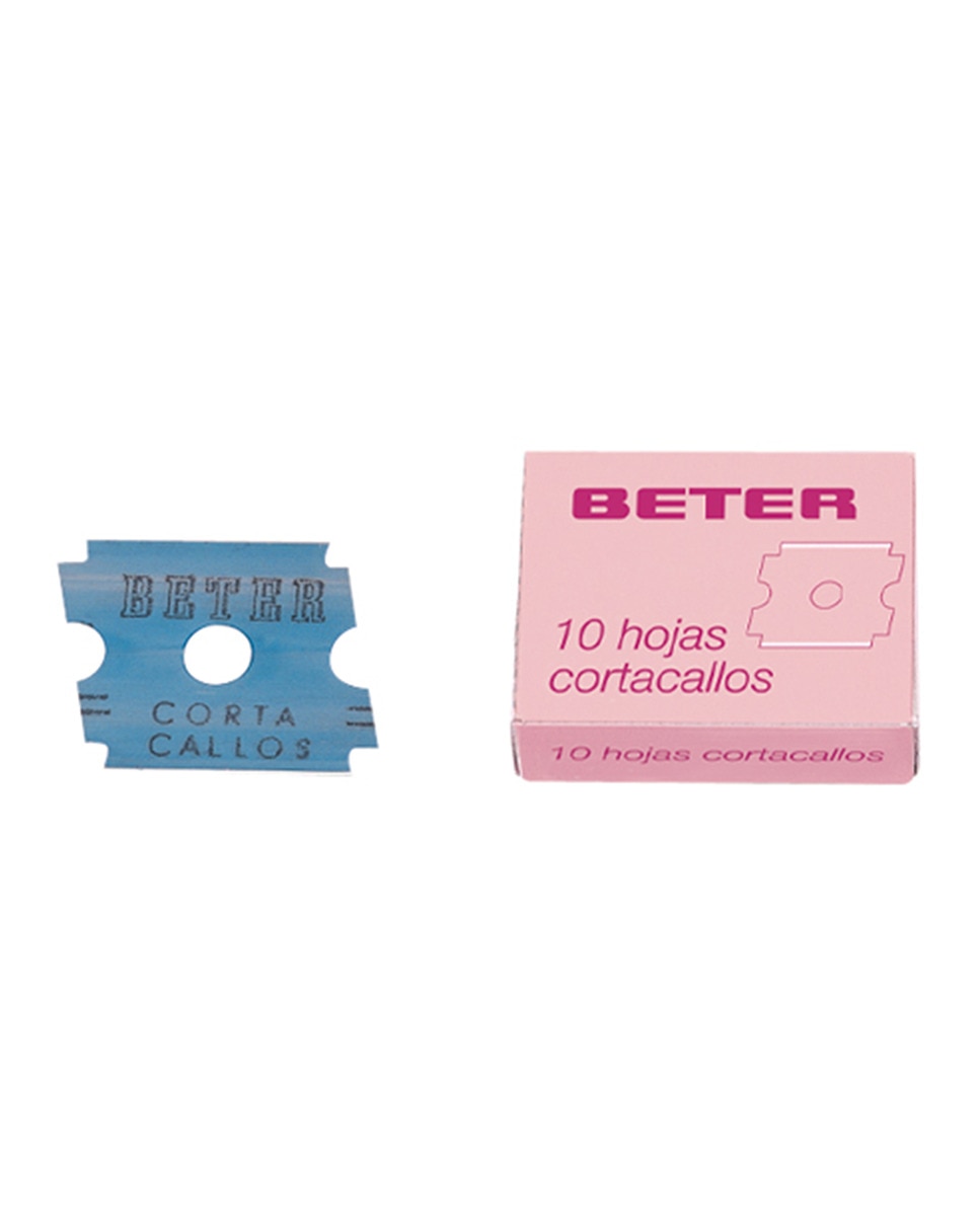 Beter - Estuche con 10 Hojas Cortacallos Beter.
