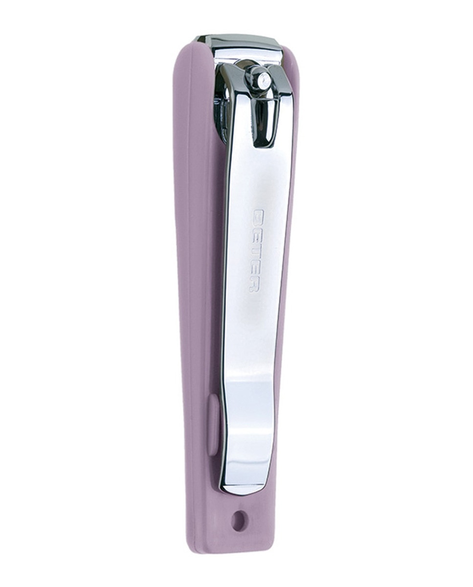 Beter - Cortaúñas Pedicura cromado con depósito, 9 cm. Beter.