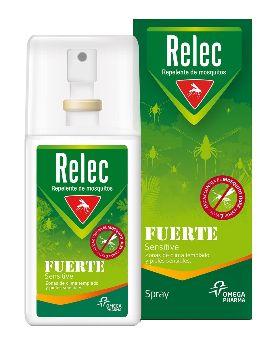Repelente Mosquitos Fuerte Sensitive Relec - 75 ml 1