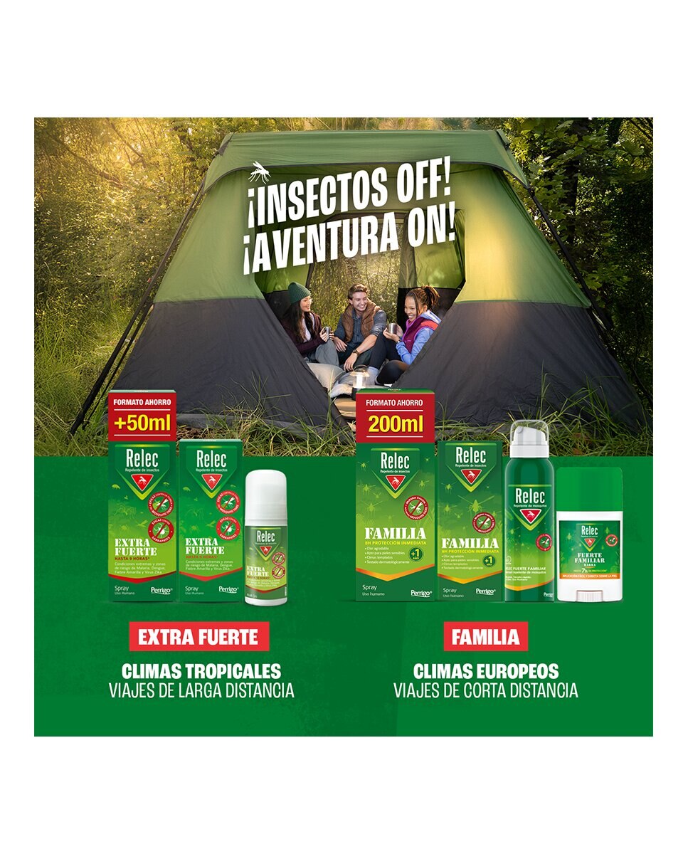 Repelente de Insectos Extrafuerte Roll On 50 Ml Relec 5