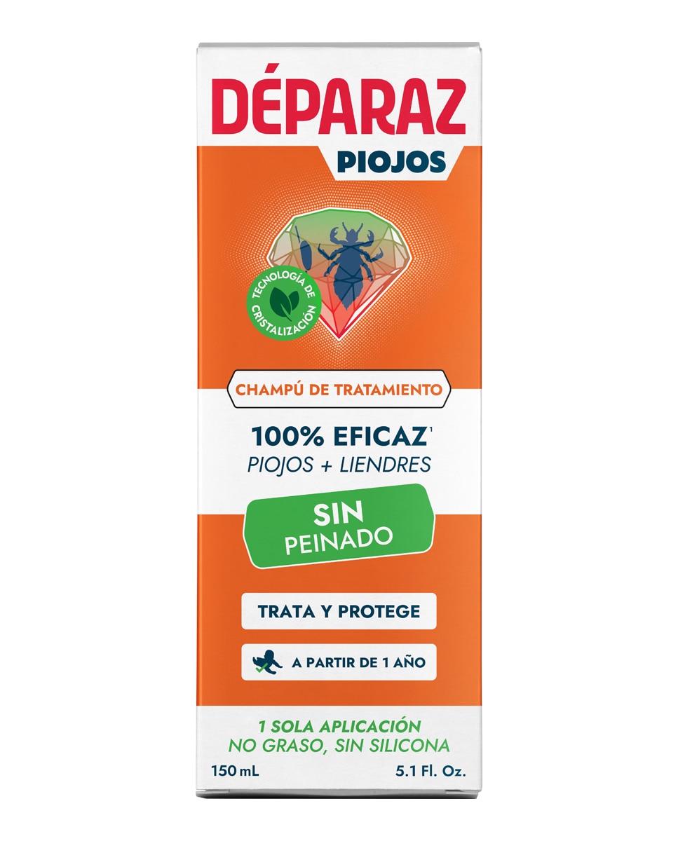 Imagen 0 de Champú tratante Piojos 150 Ml Déparaz
