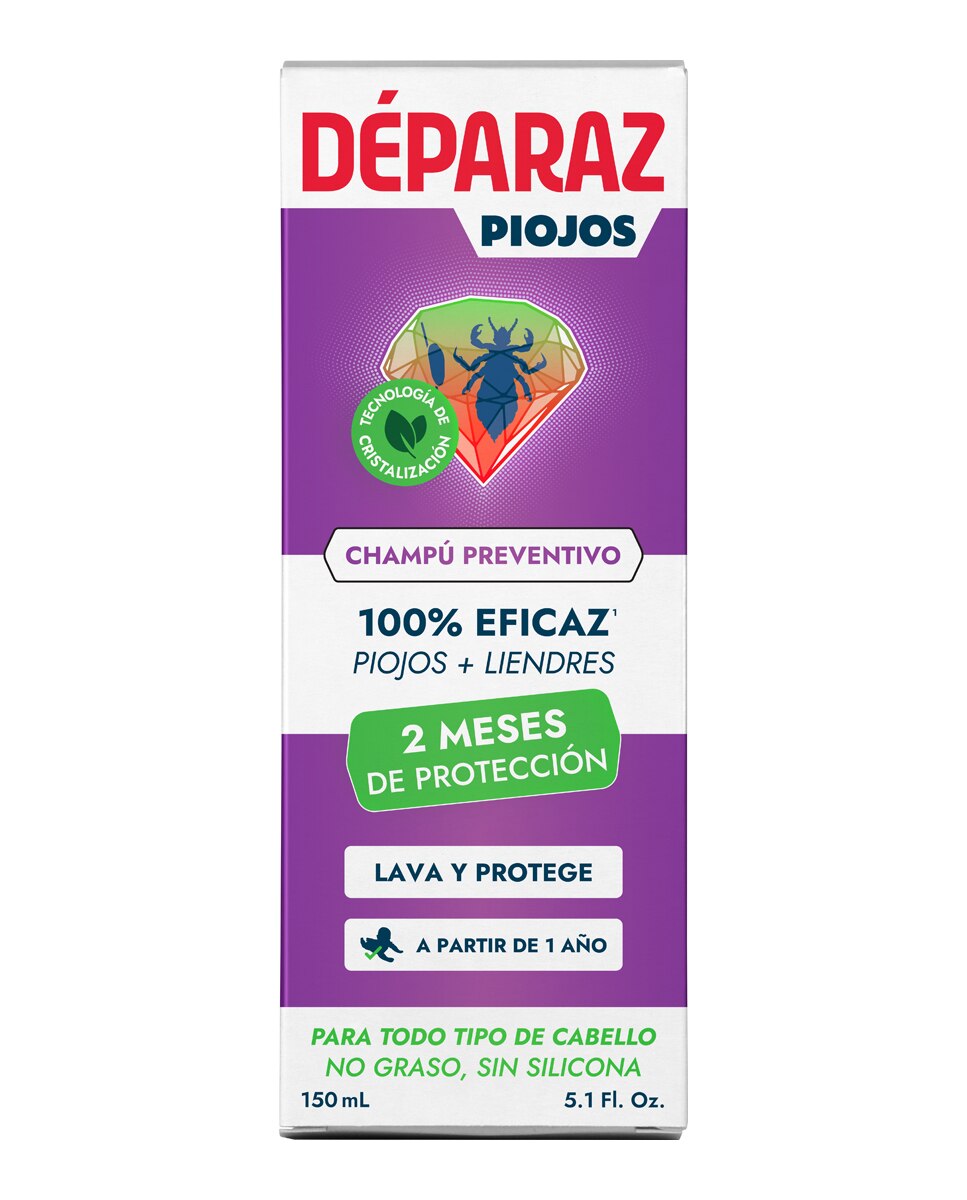 Imagen 0 de Champú preventivo Piojos 150 Ml Déparaz