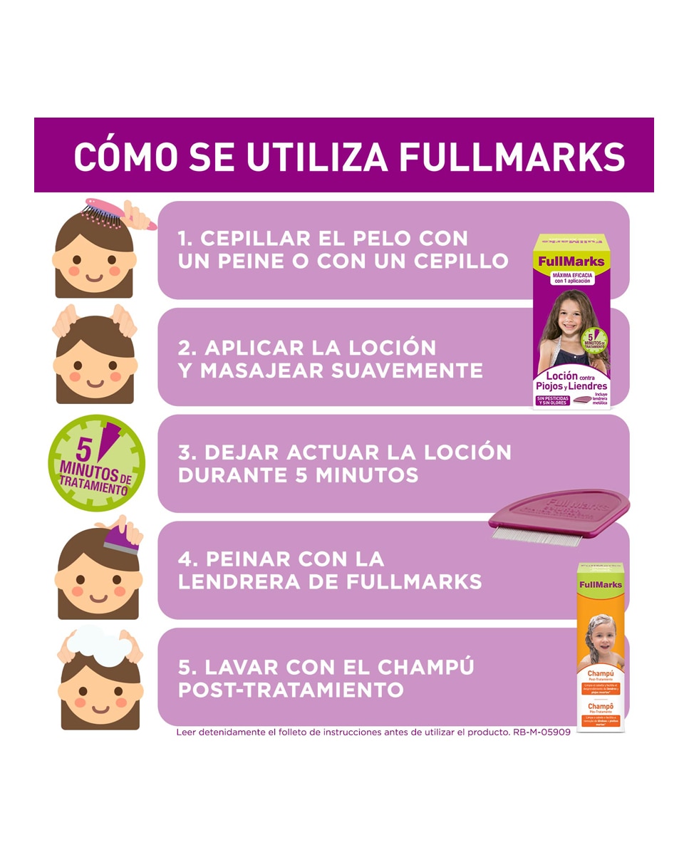 Loción Antipiojos FullMarks - 100 ml 5