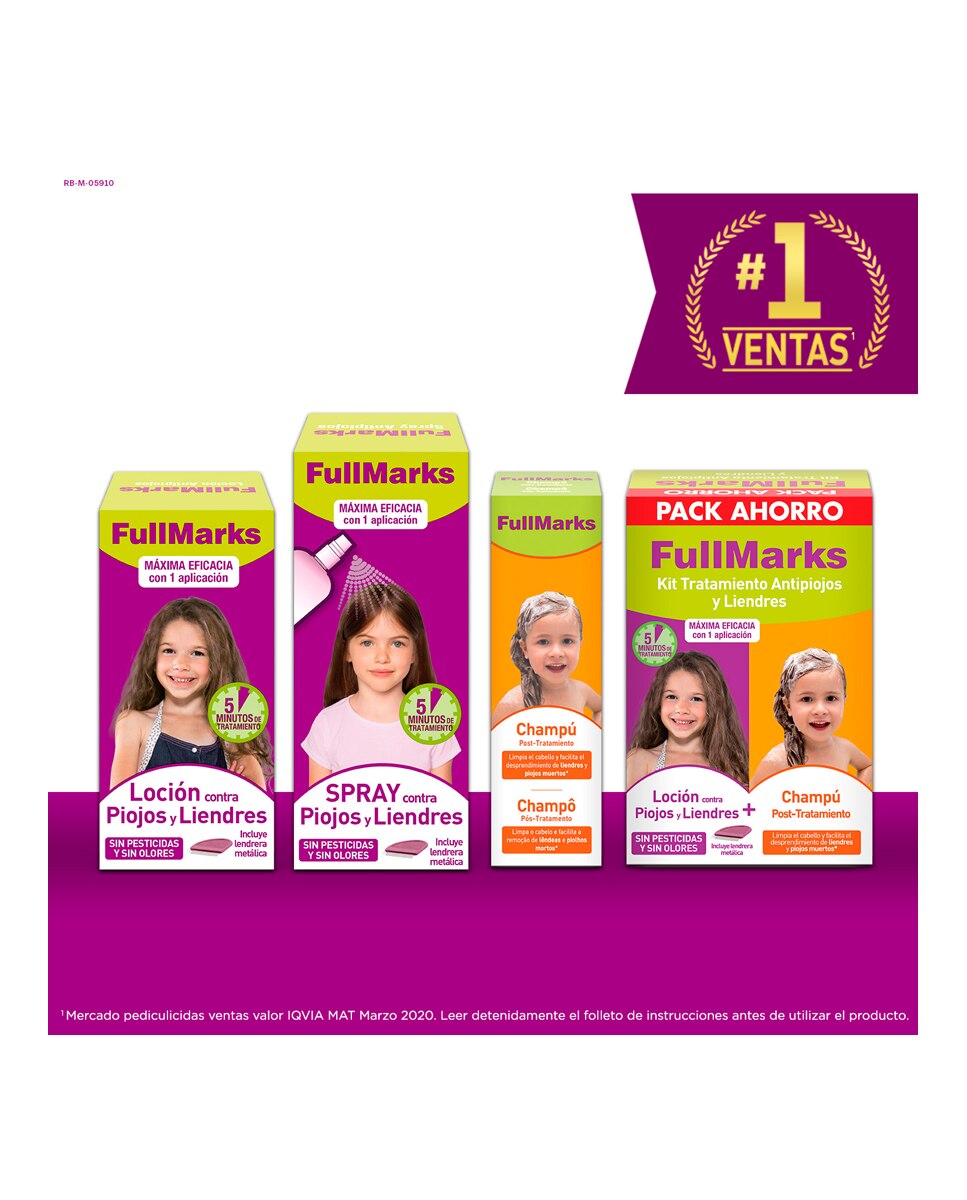 Spray Antipiojos FullMarks - 150 ml 2