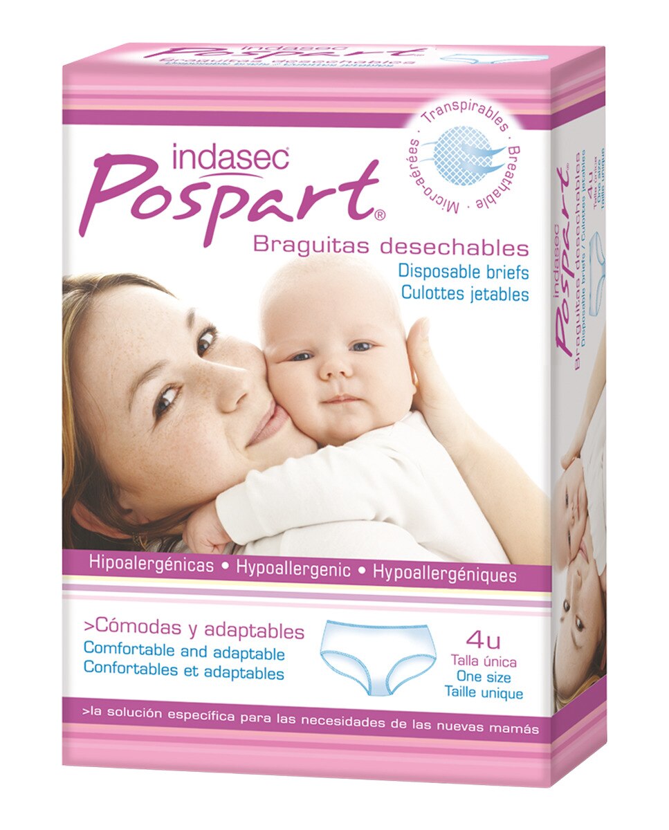 Imagen 0 de Braguitas Desechables Talla única Indasec Postpart