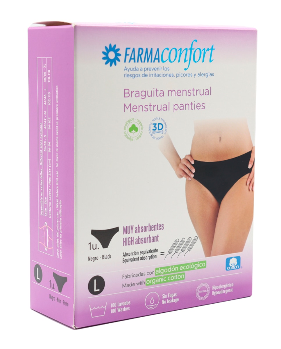 Imagen 0 de Braguita Menstrual Farmaconfort Talla L Farmaconfort