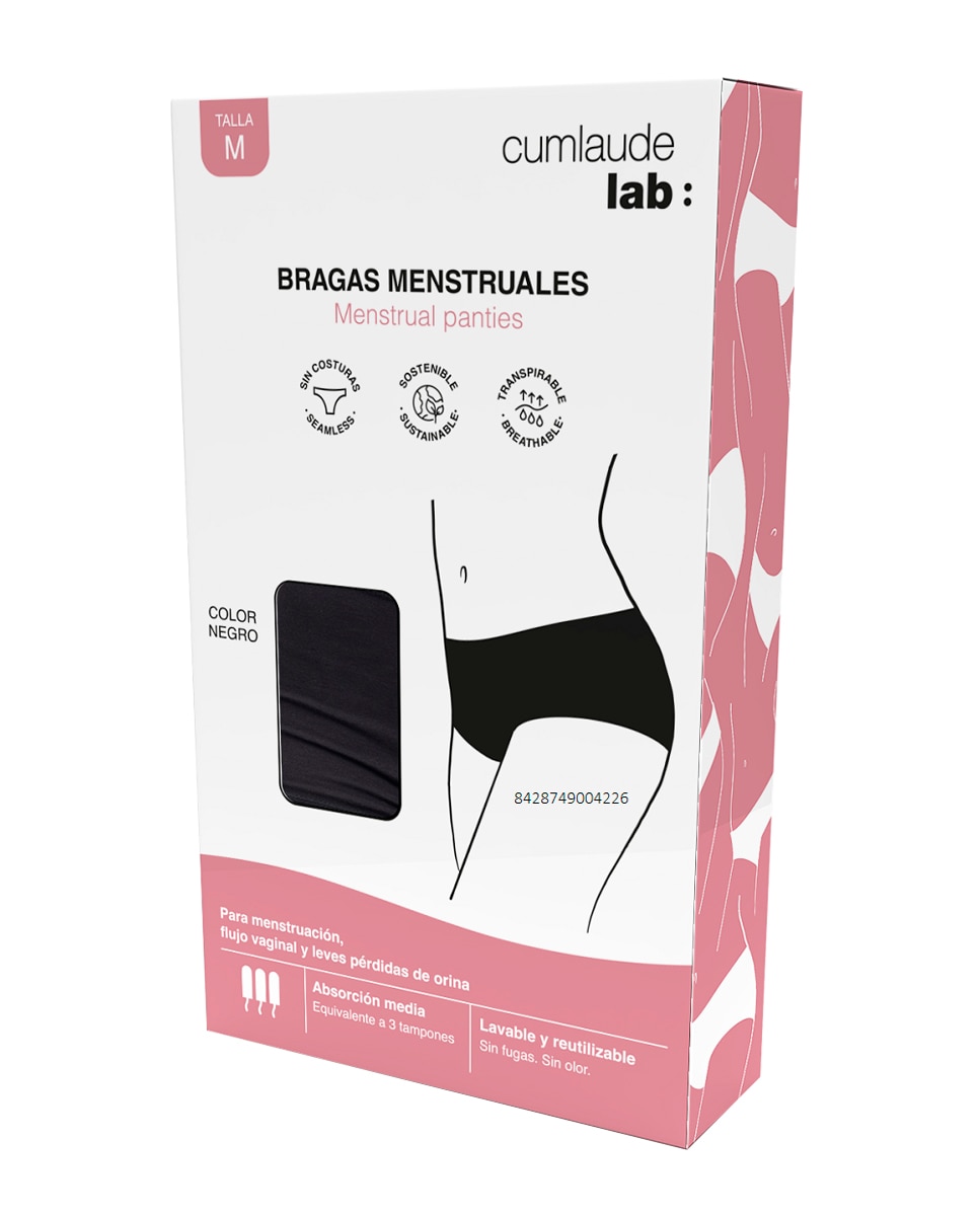 Imagen 0 de Bragas Menstruales de Absorción Media-Alta Cumlaude Lab
