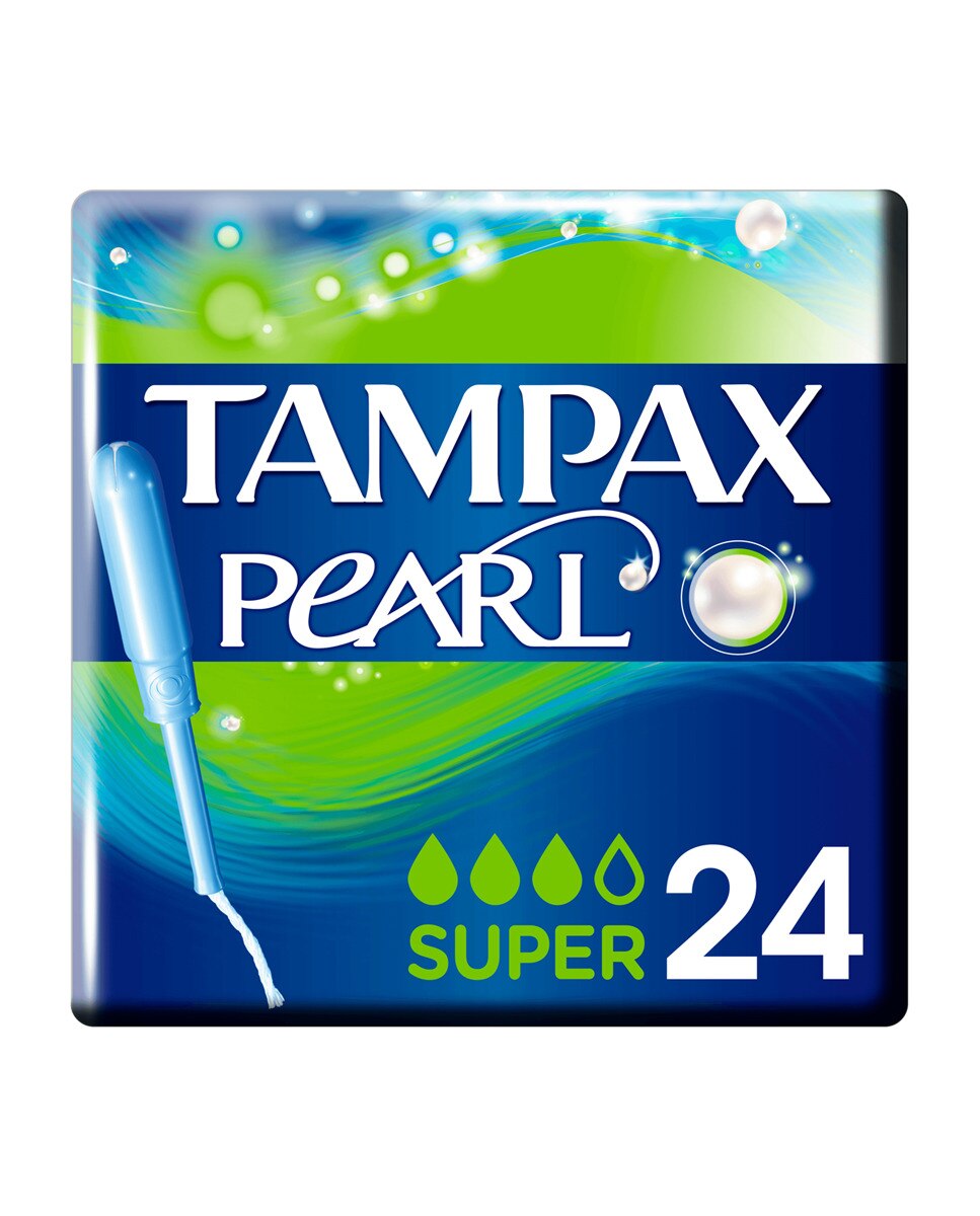 Imagen 0 de 24 Tampones Con Aplicador Pearl Super Tampax
