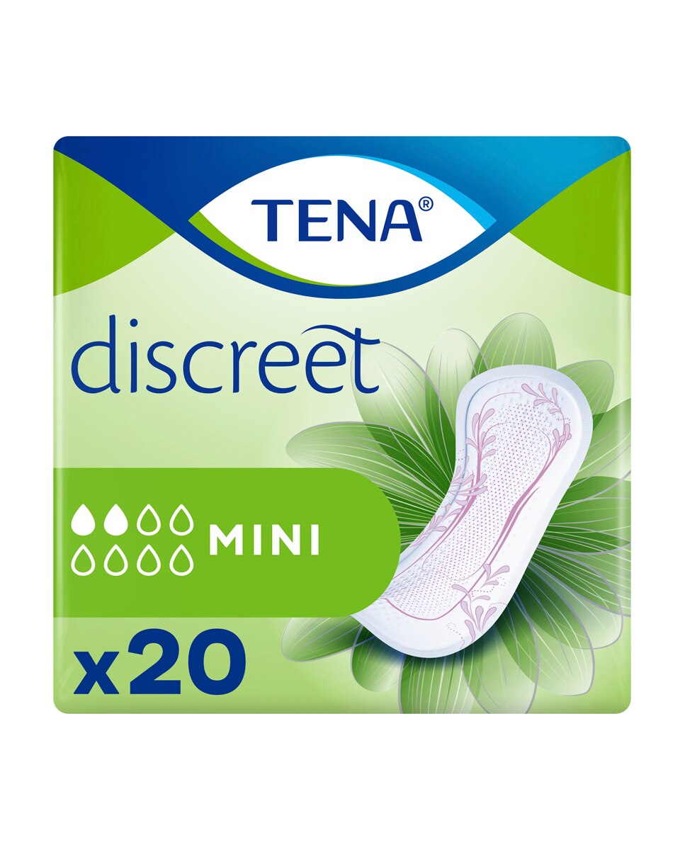Imagen 0 de Compresas de incontinencia para perdidas de orina mini discreet Tena