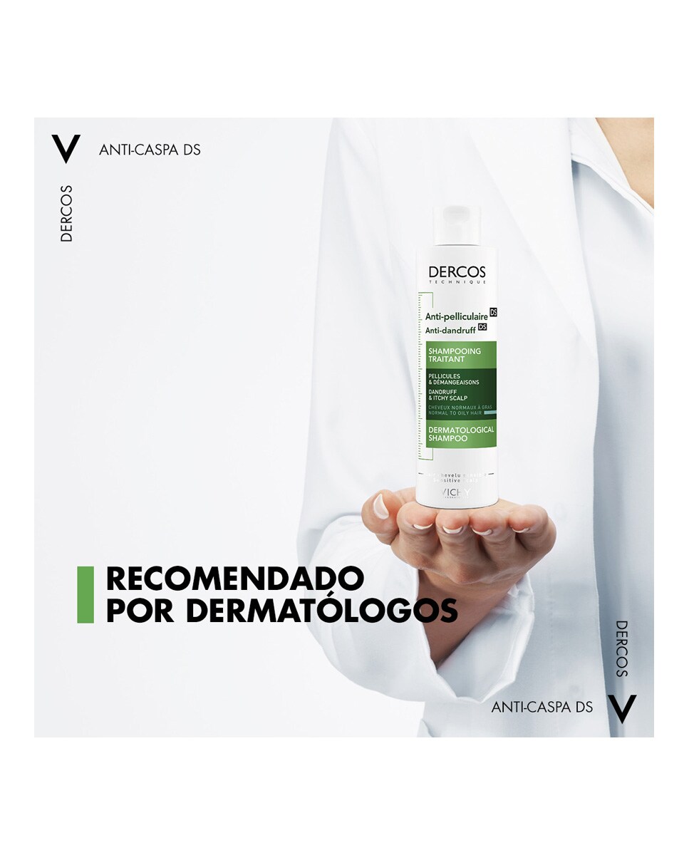 Champú Anticaspa Grasa Dercos Technique 400 ml Vichy 6