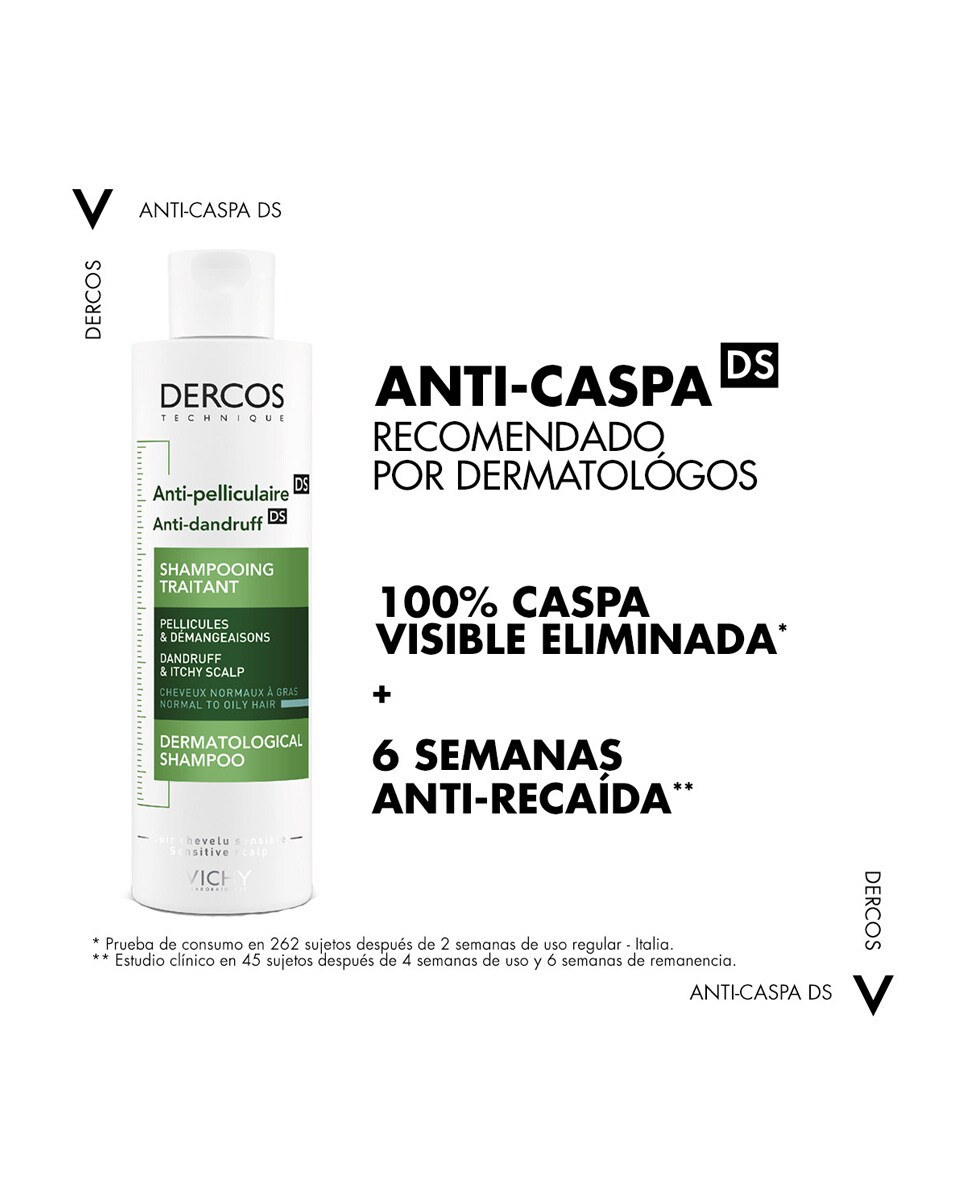 Champú Anticaspa Grasa Dercos Technique 400 ml Vichy 9
