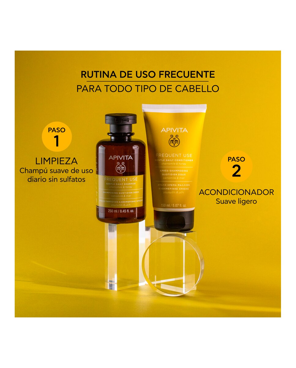 Champú Suave Natural 250 ml Apivita - 250 ml 5