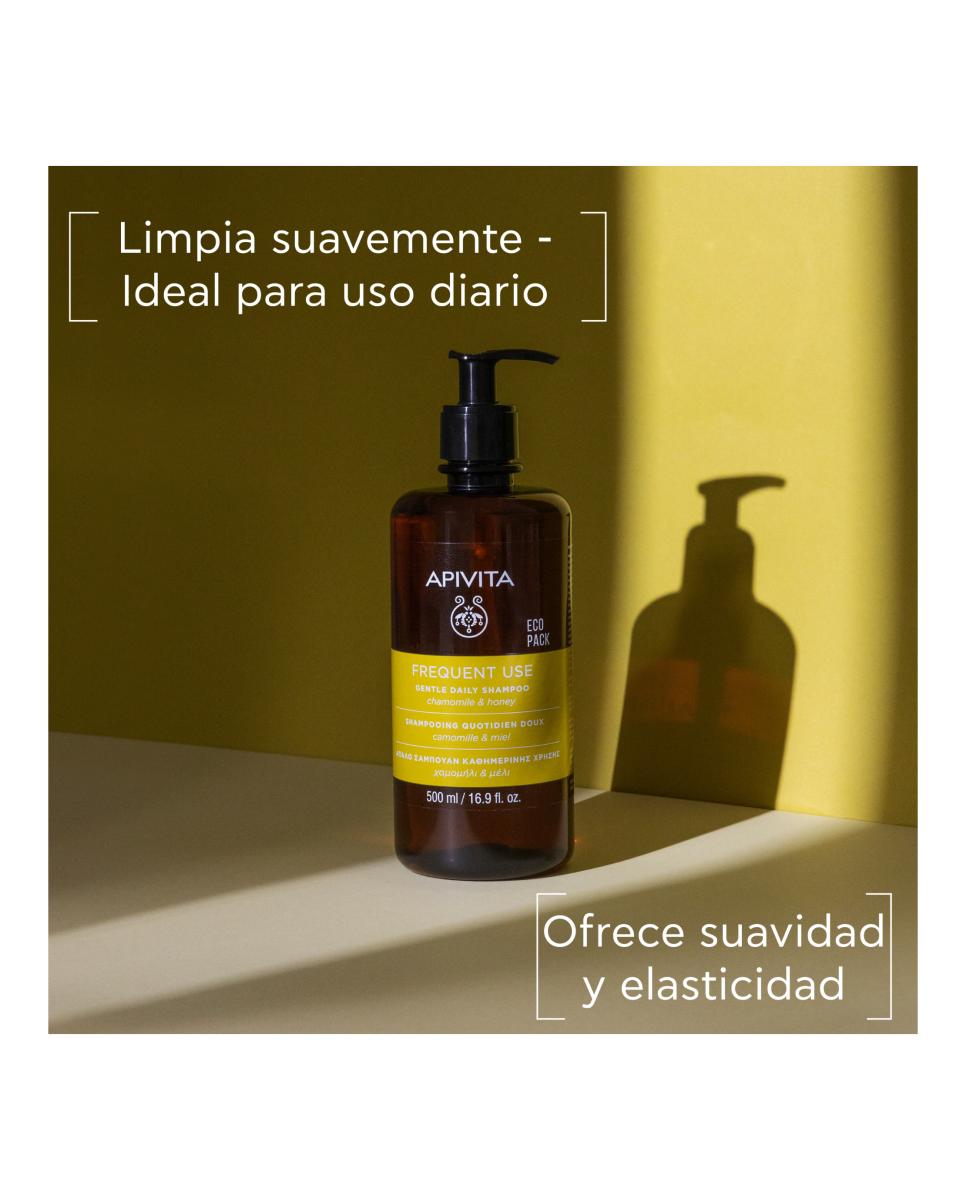 Champú Suave De Uso Diario Apivita - 500 ml 2