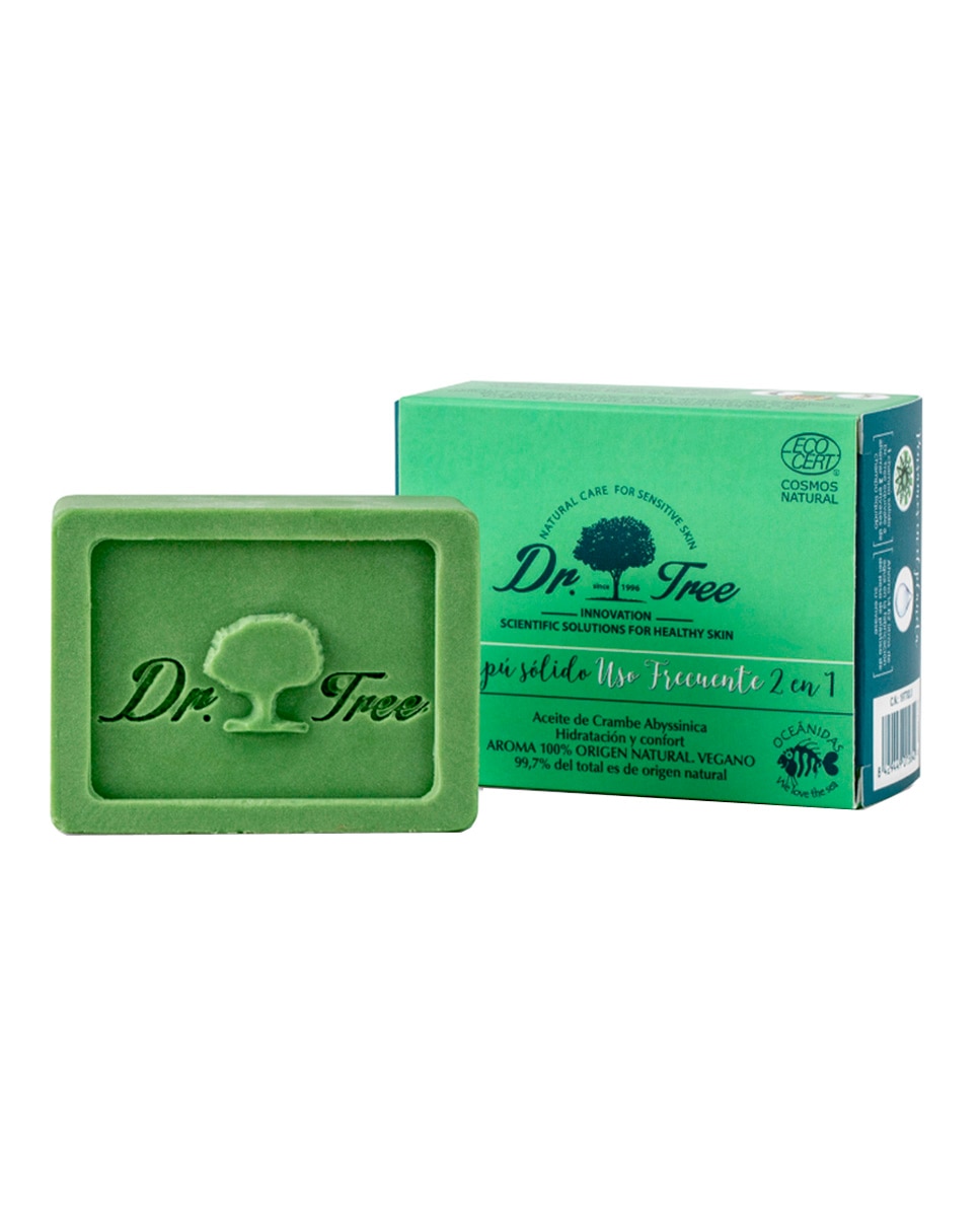Champú Sólido Natural Uso Frecuente Cuero Cabelludo Sensible Dr. Tree