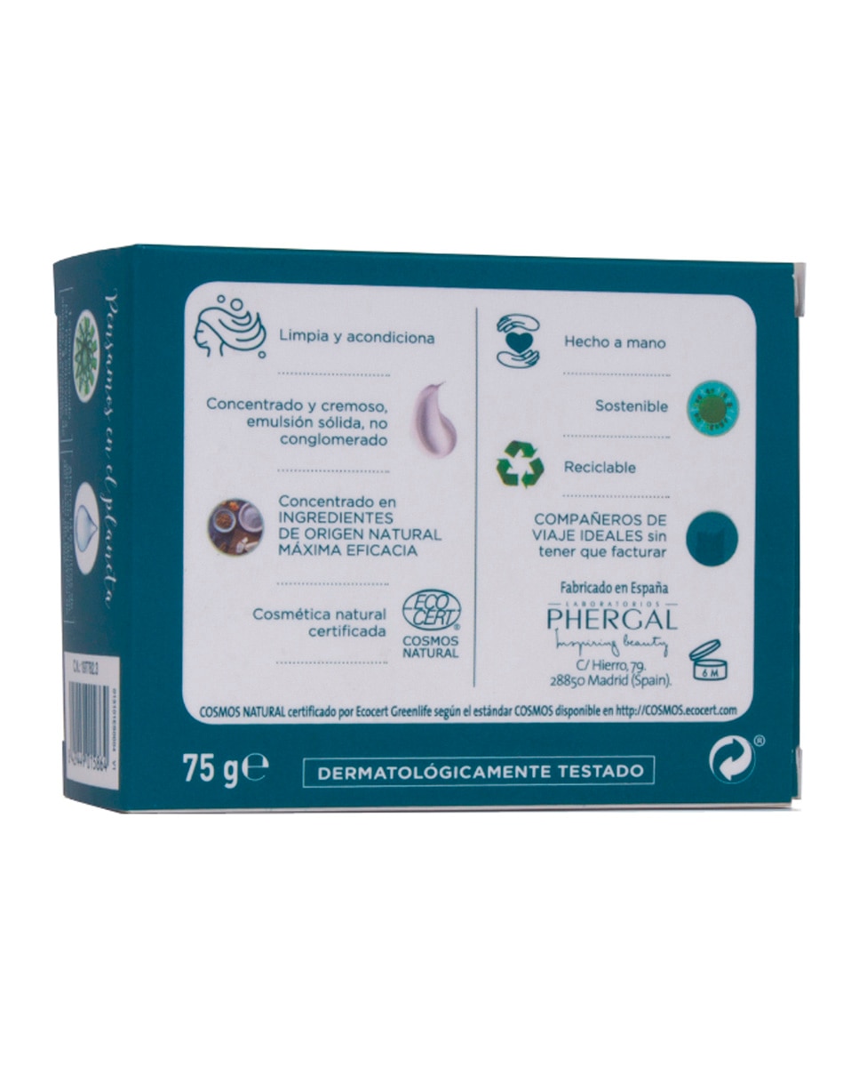 Champú Sólido Natural Uso Frecuente Cuero Cabelludo Sensible Dr. Tree 6