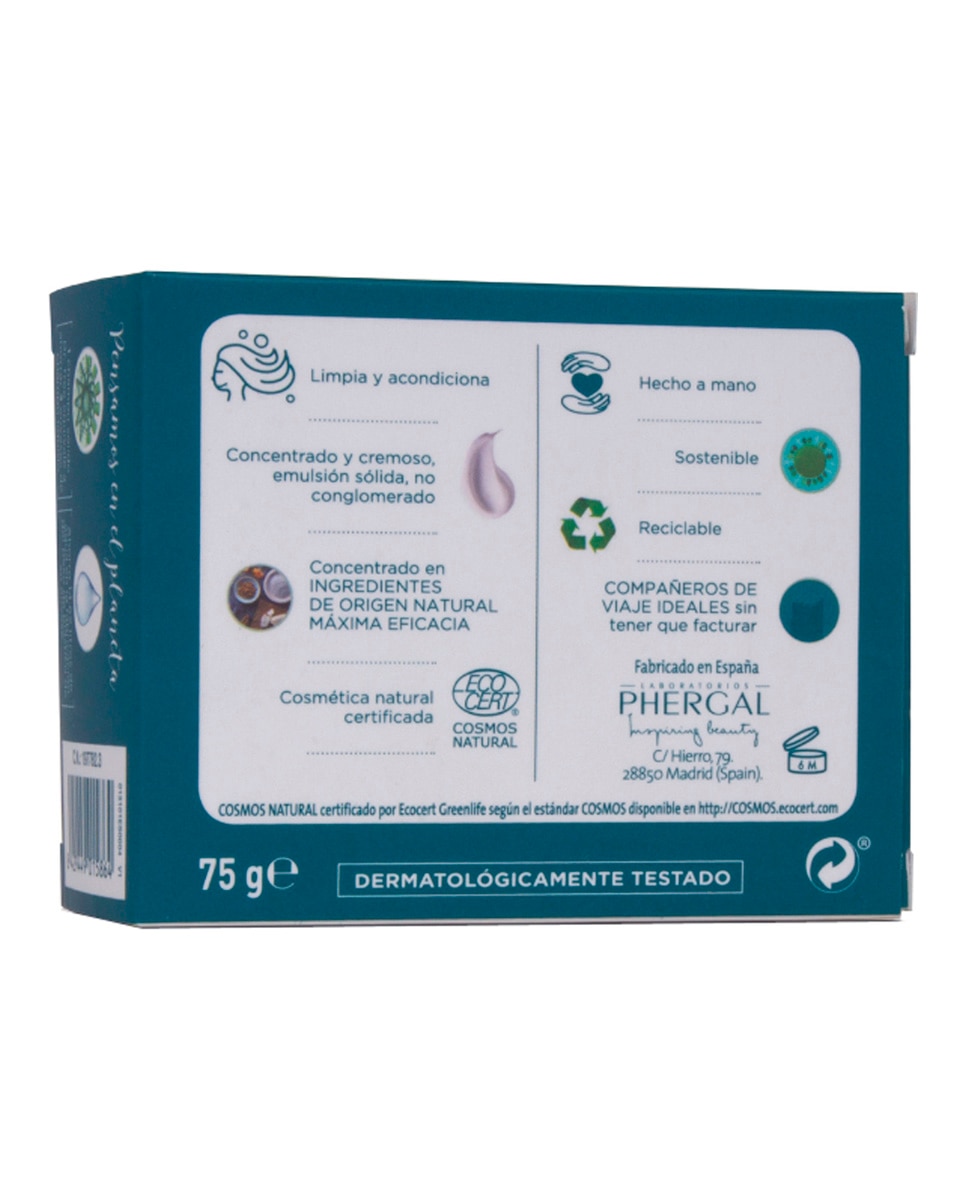 Champú Sólido Natural Fortaleza Cuero Cabelludo Sensible Dr. Tree 6