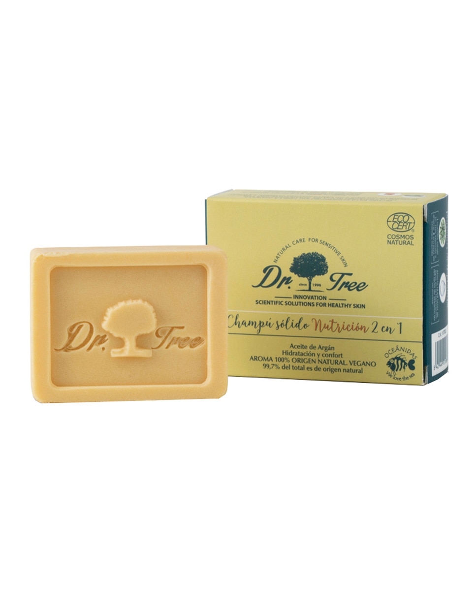 Dr. Tree - Champú Sólido Natural Nutrición Cuero Cabelludo Sensible Dr. Tree.