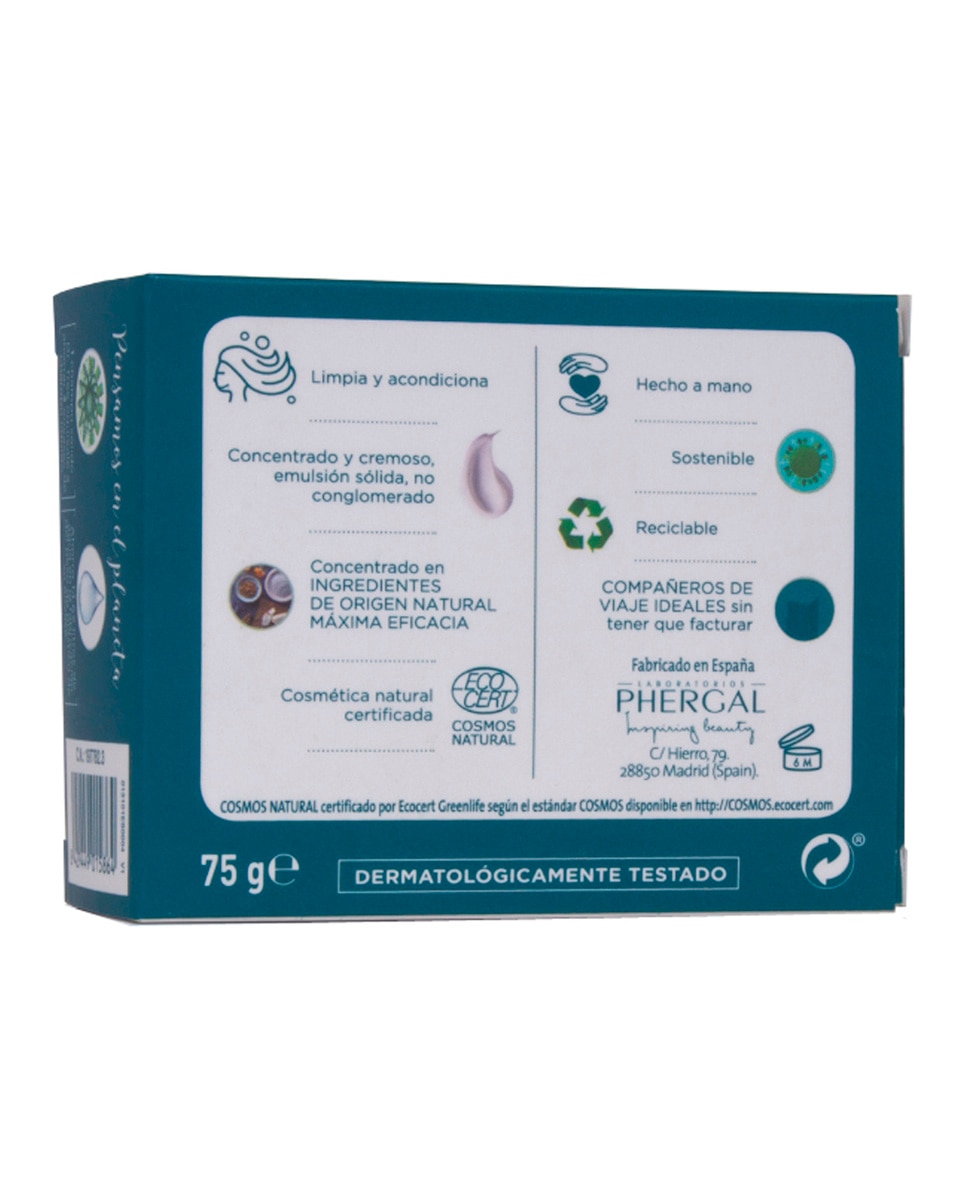 Champú Sólido Natural Nutrición Cuero Cabelludo Sensible Dr. Tree 6