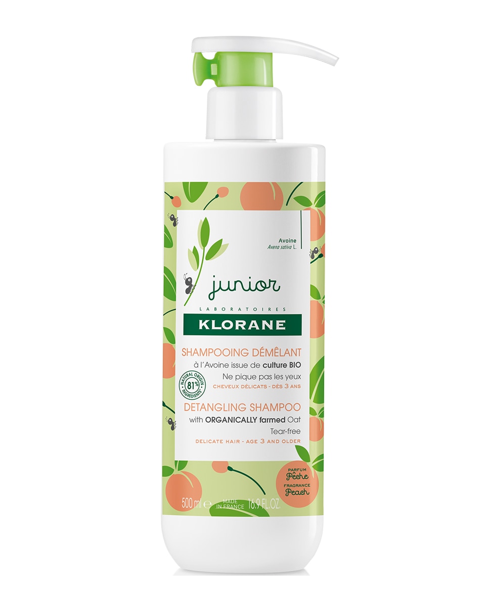 Klorane - Champú Melocotón Junior 500 ml Klorane.
