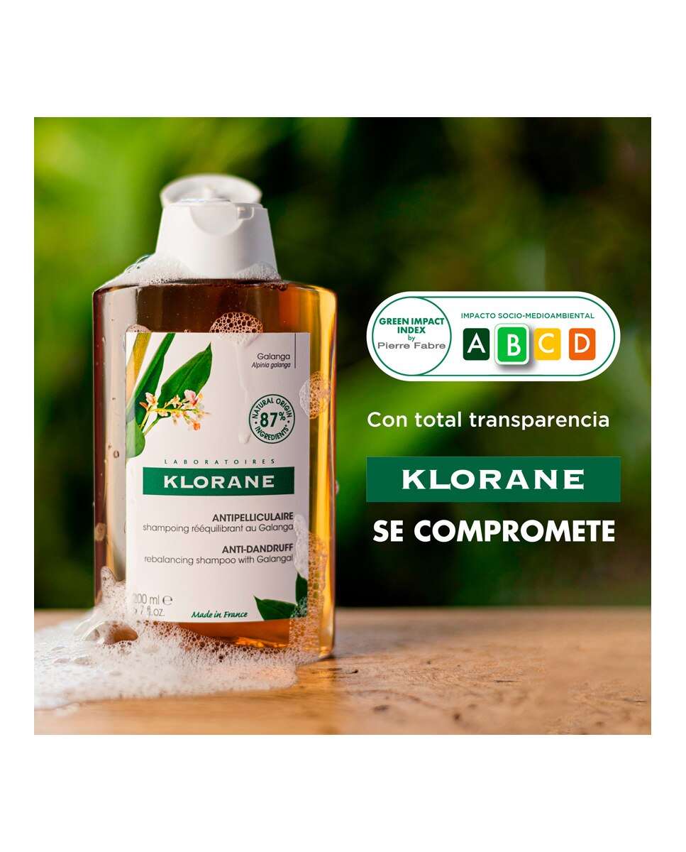 Champú Galanga 400 ml Klorane - 400 ml 5