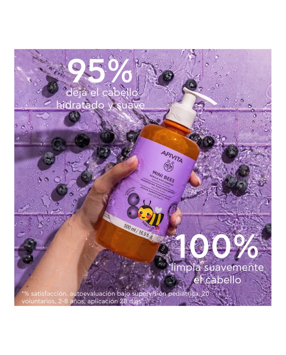 Champú Suave Para Niños 500 Ml Apivita - 500 ml 4