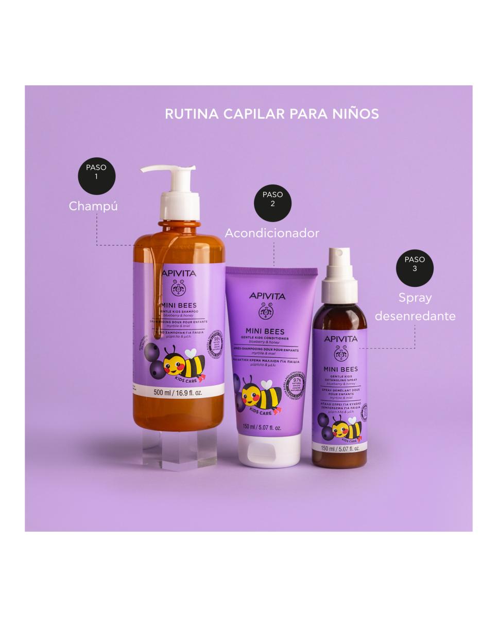 Champú Suave Para Niños 500 Ml Apivita - 500 ml 5