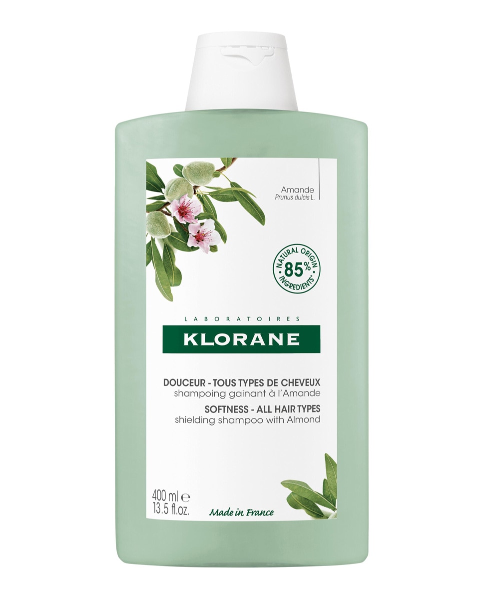 Klorane - Champú fortalecedor con almendra 400 ml Klorane.
