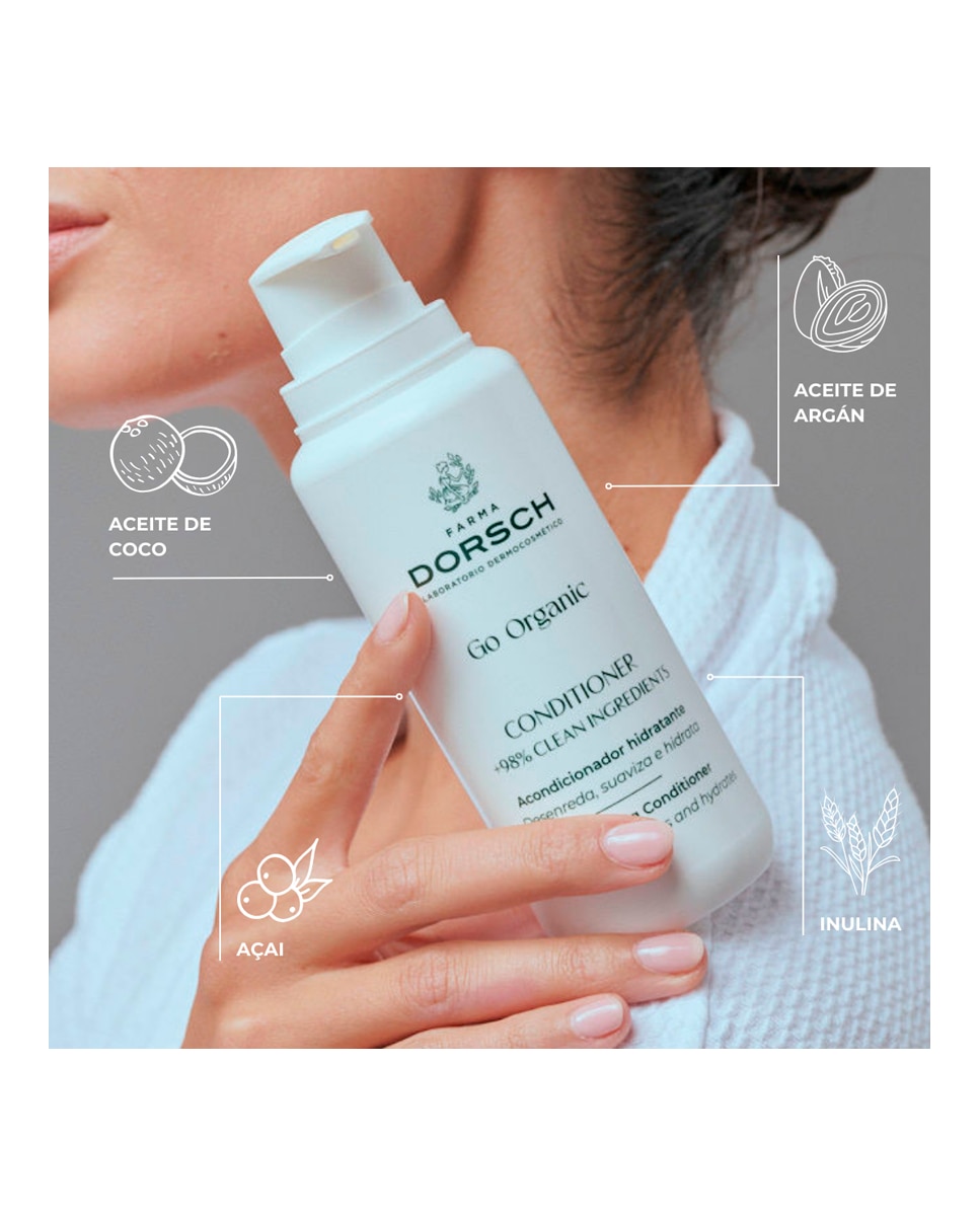 Acondicionador Hidratante Conditioner GO organic 200 ml Farma Dorsch - 200 ml 3