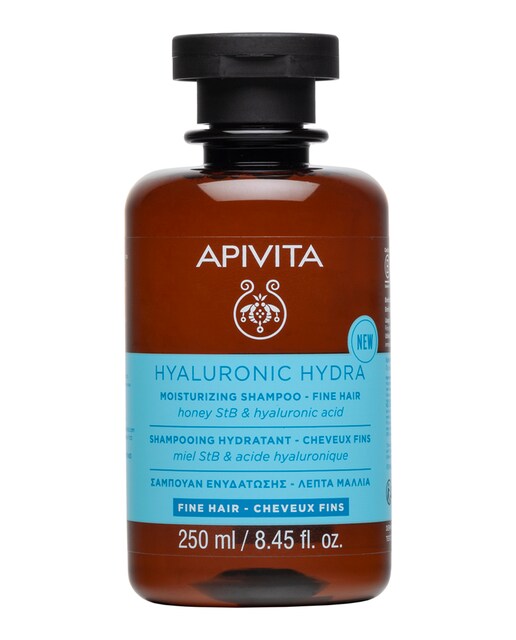 Imagen 0 de Champú Hidratante Cabello Fino Hyaluronic Hydra 250 ml Apivita