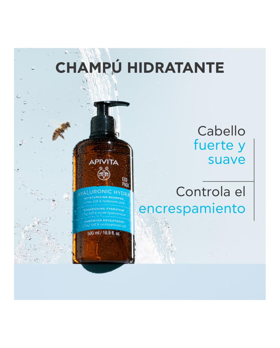 Champú Hidratante Hyaluronic Hydra 500 Ml Apivita 3