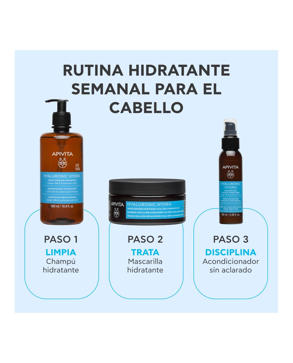 Champú Hidratante Hyaluronic Hydra 500 Ml Apivita 9